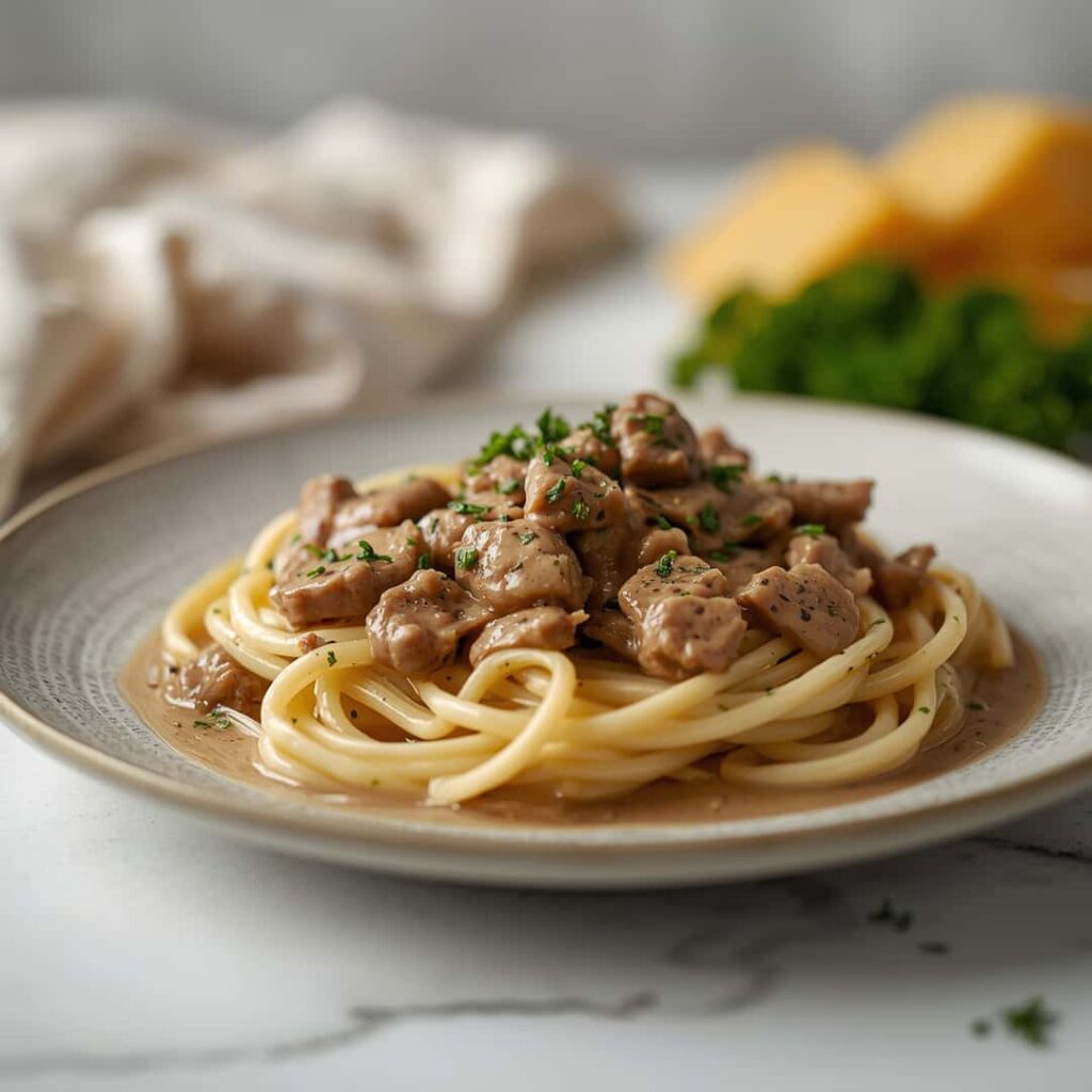 Classic Beef Stroganoff Dinner Recipe