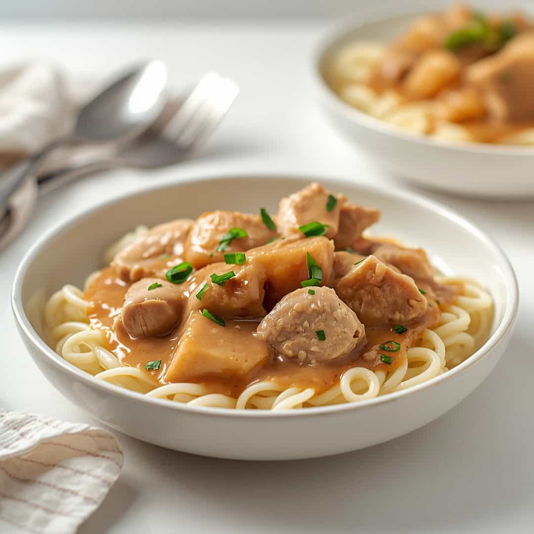 Easy Amish-Style Chicken Gravy Lunch Recipe