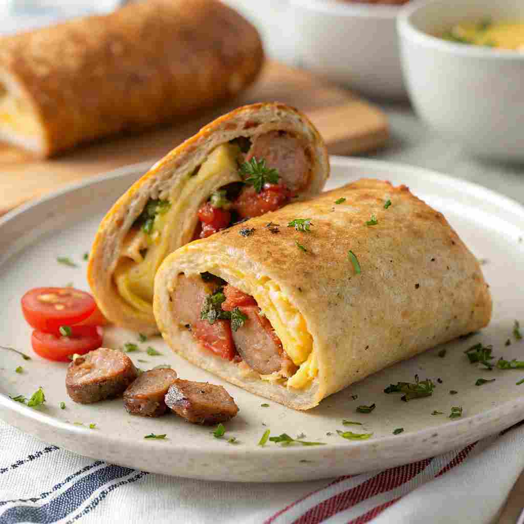 sausage egg breakfast roll ups recipe